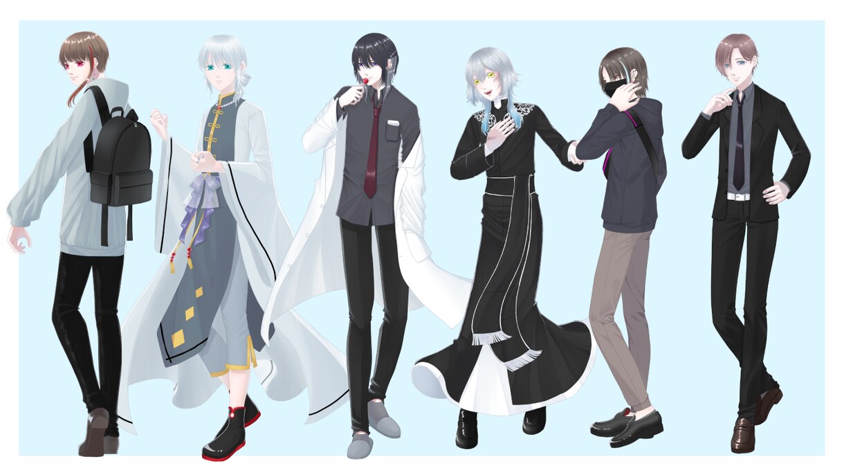 歌ってみた・スチルに使用できるイラストを制作します シナリオのスチルや歌ってみたに使用可能！ イメージ5
