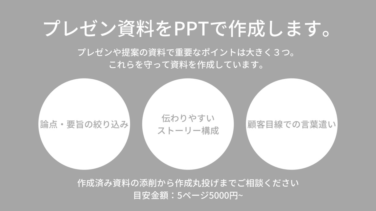 提案資料の添削・作成代行いたします 交渉・提案の成功率が上がる資料へブラッシュアップします。 イメージ1