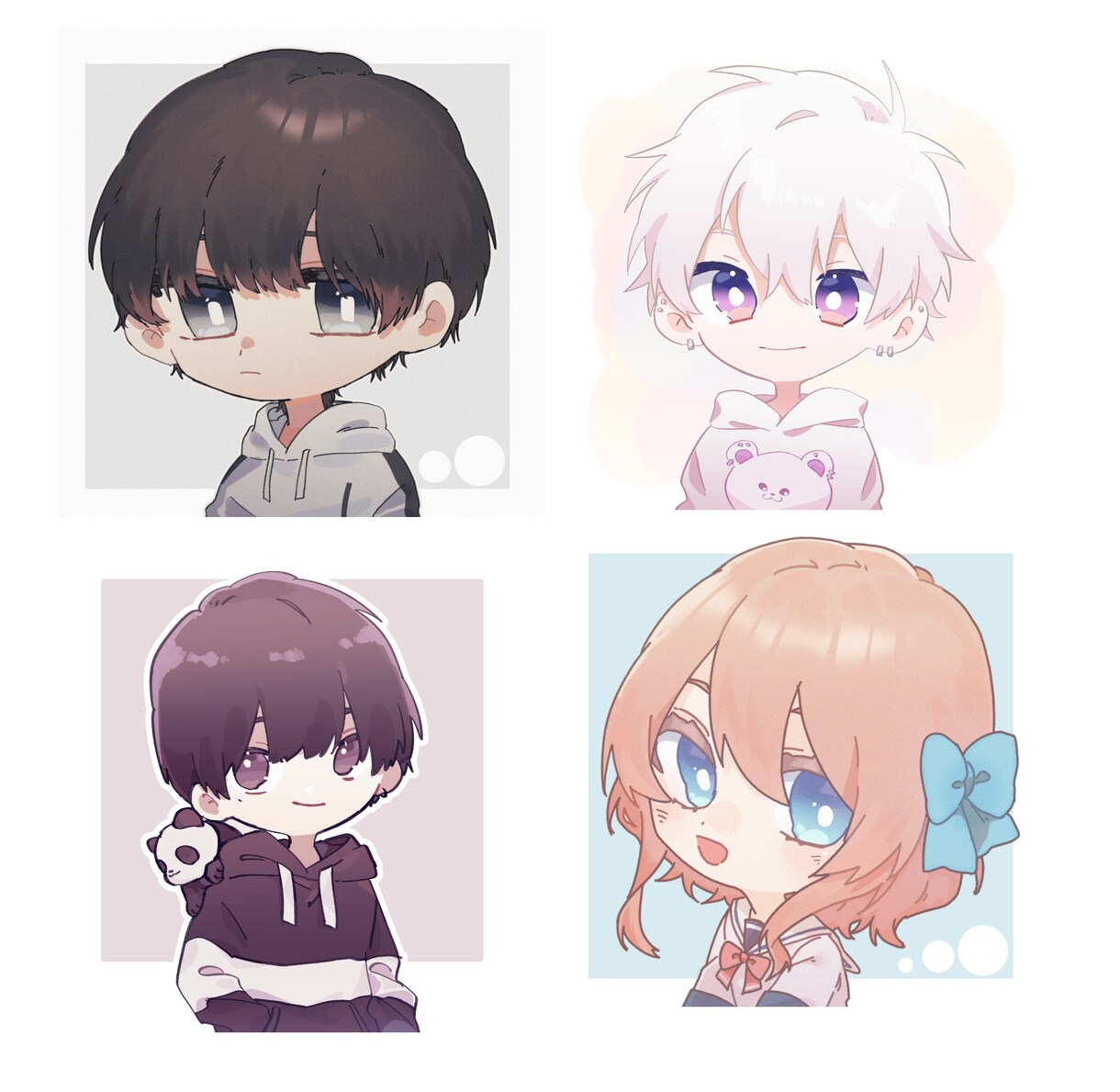 デフォルメキャラクターのイラスト作成致します お好きにご使用頂いて構いません イメージ1