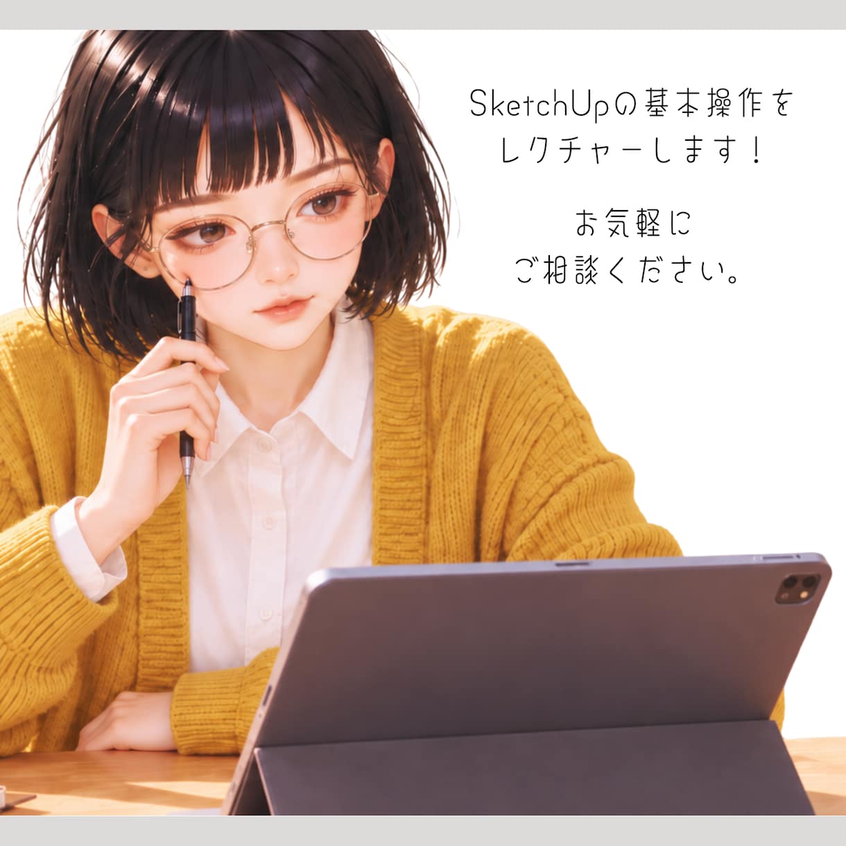 SketchUpの基本操作をレクチャーします 建築・インテリア向けに初心者さんをサポートします イメージ1