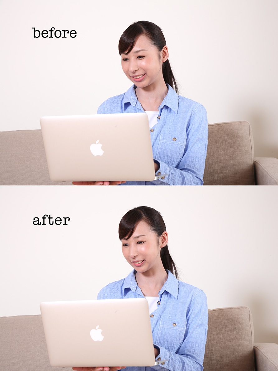 人物写真をより美しく！プロがレタッチを行います 写真をさらに魅力的にしたい！というご要望にお応えします！ イメージ4