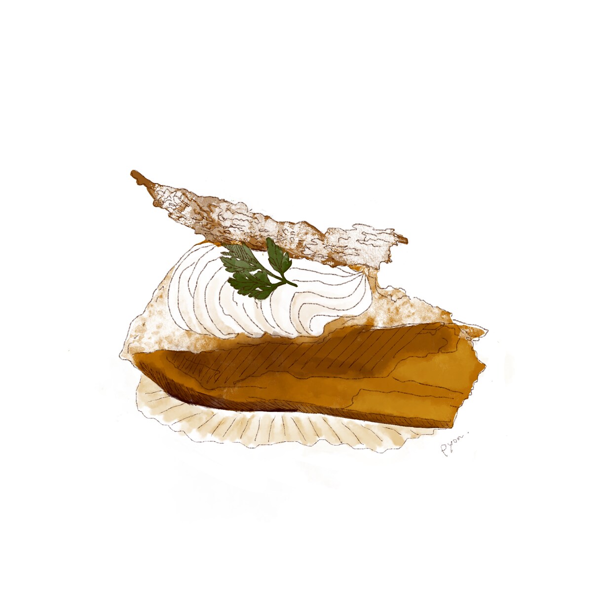 カフェなどの宣伝に使えるメニューイラストを描きます お店のメニューやPOP、SNS等で使えるイラスト作成します イメージ10