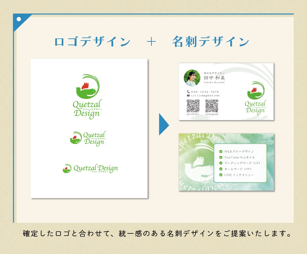 ロゴと名刺をセット制作◆セットで魅力を伝えます 名刺交換が楽しみになる上質デザイン イメージ5