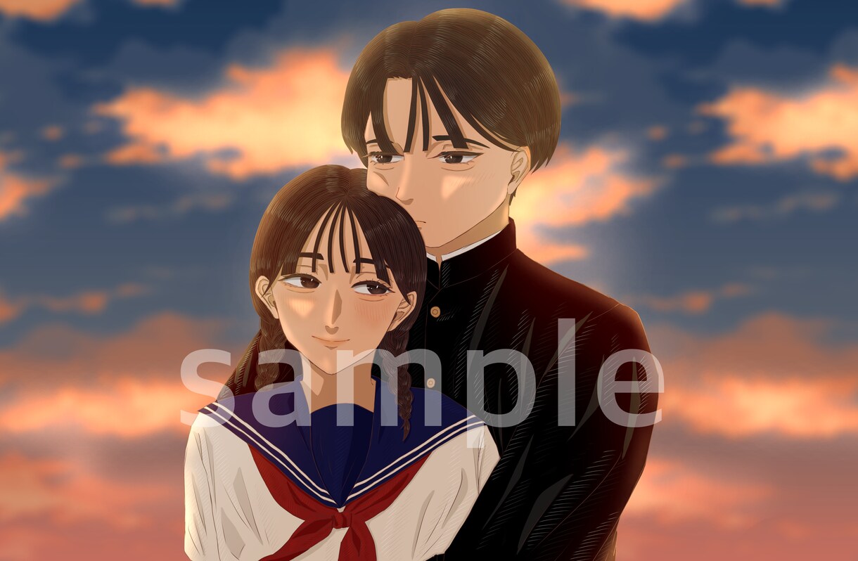 カップルイラスト等を作成致します 素敵な思い出をイラストに。お気軽にご相談ください！ イメージ5