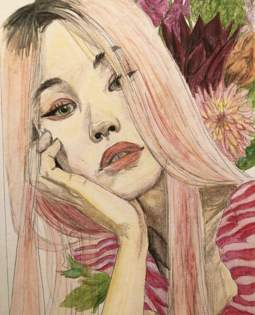 水彩色鉛筆で大切な方、ペットの似顔絵描きます アイコン、お祝い、思い出、記念日にどうぞ イメージ9