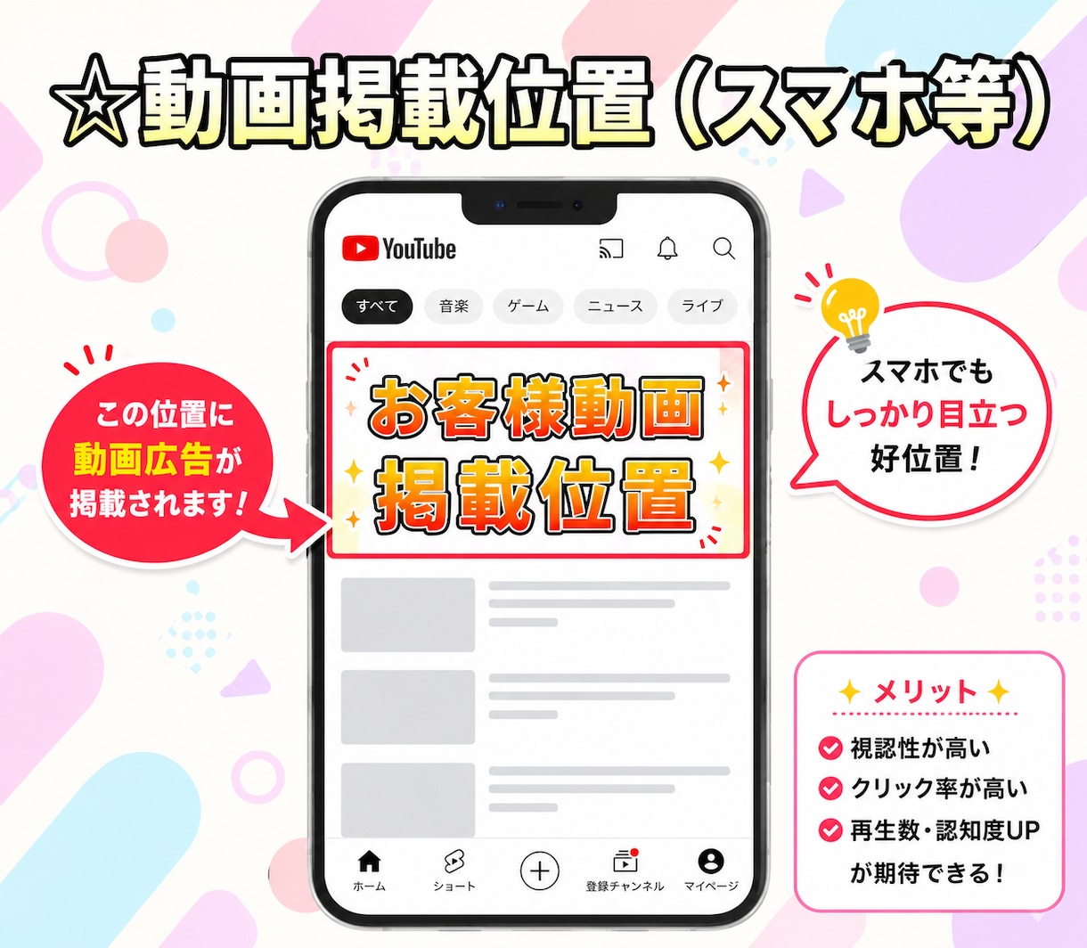 オリ曲特化！YouTube公式広告で宣伝します 大手事務所も使う"YouTube公式広告"で＋200回宣伝！ イメージ3
