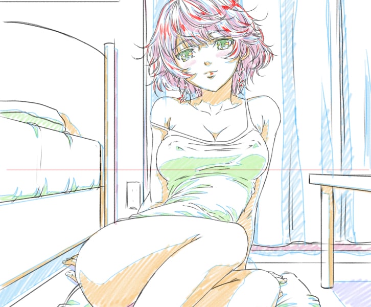 あなたのイラストを作画のプロ視点から添削します アニメの作画監督が「もっと絵が上達したい」を応援します。 イメージ7