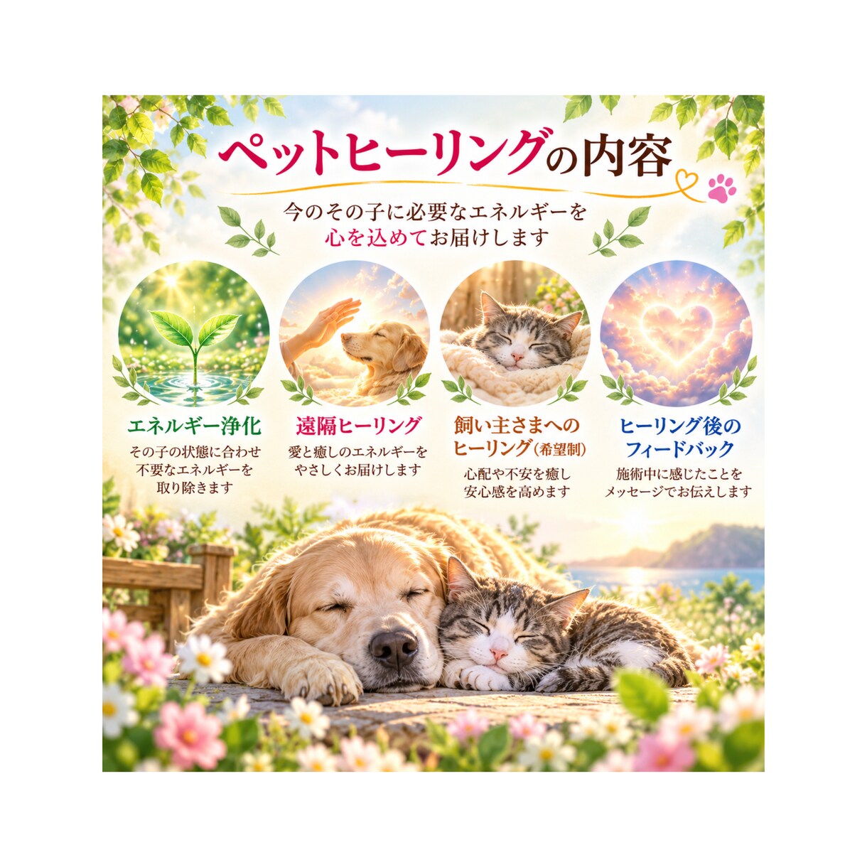 大切な愛犬・愛猫・小動物へ遠隔ヒーリングを届けます 飼い主さまの「何かしてあげたい」に寄り添います イメージ5