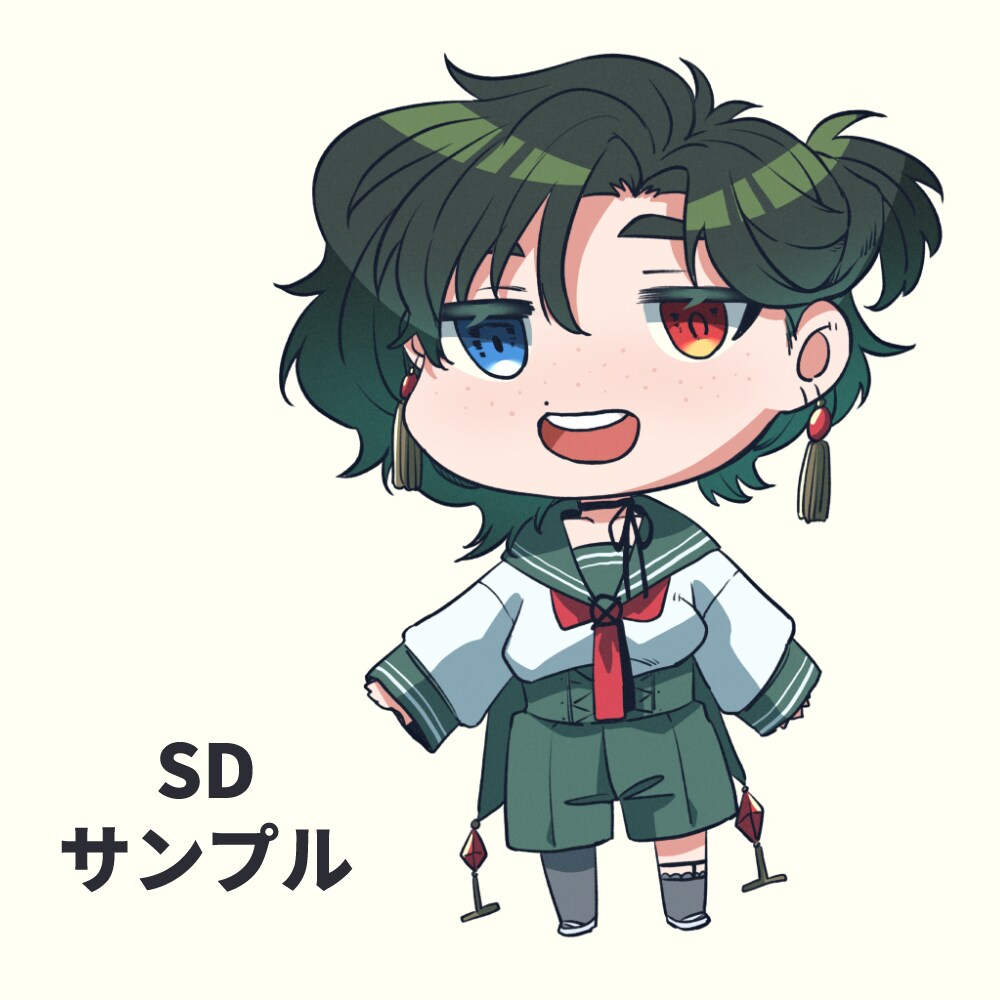 TRPG/IRIAM/静止画/立ち絵制作します 等身高めからSDまで制作致します！ イメージ3