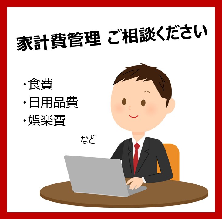 家計費の支出内訳作成します 簿記の知識を元にした家計費集計を致します。 イメージ1