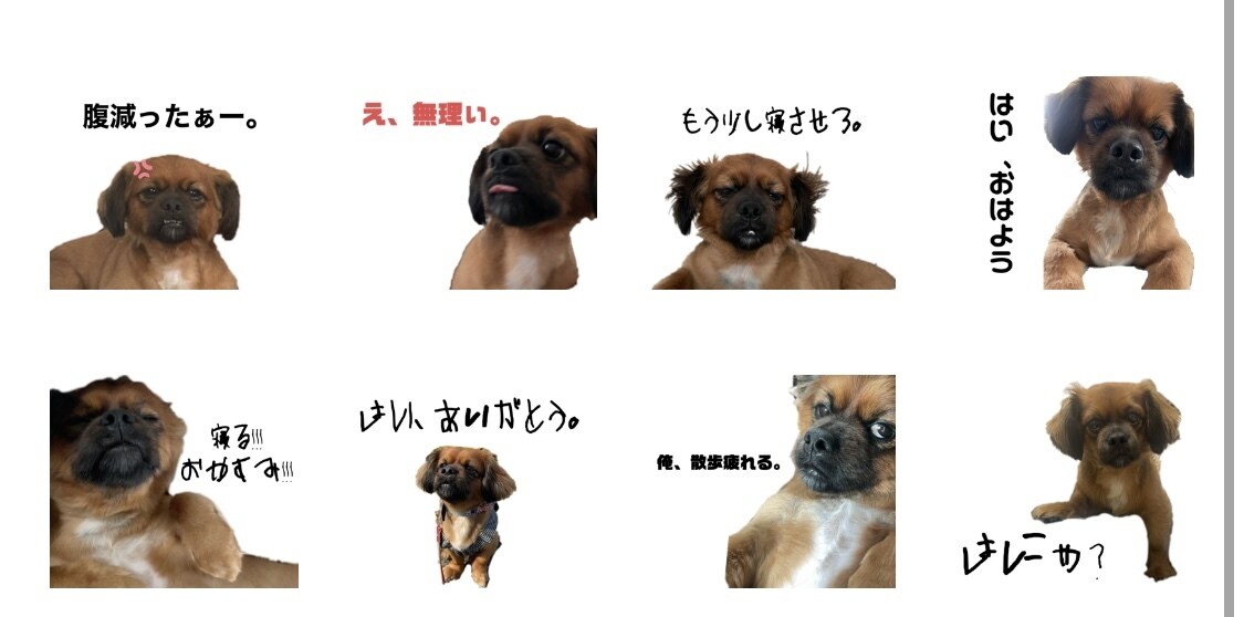可愛いスタンプ作成します 動物好き子ども好き向け！癖の強いスタンプ作っちゃおう！！！！ イメージ2