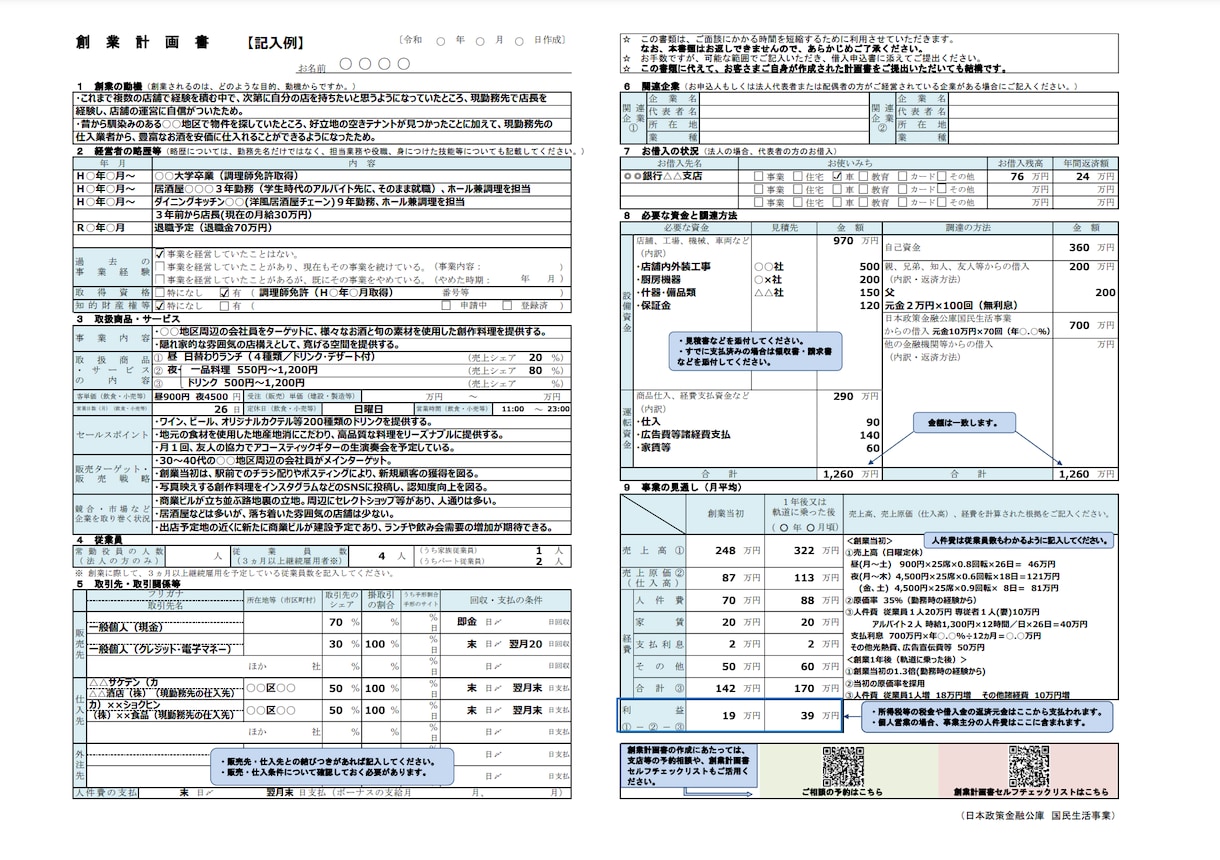 高品質な日本政策金融公庫の創業計画書を作成します 資金調達累計額1億円を超えるコンサルタントが創業計画書を作成 イメージ2