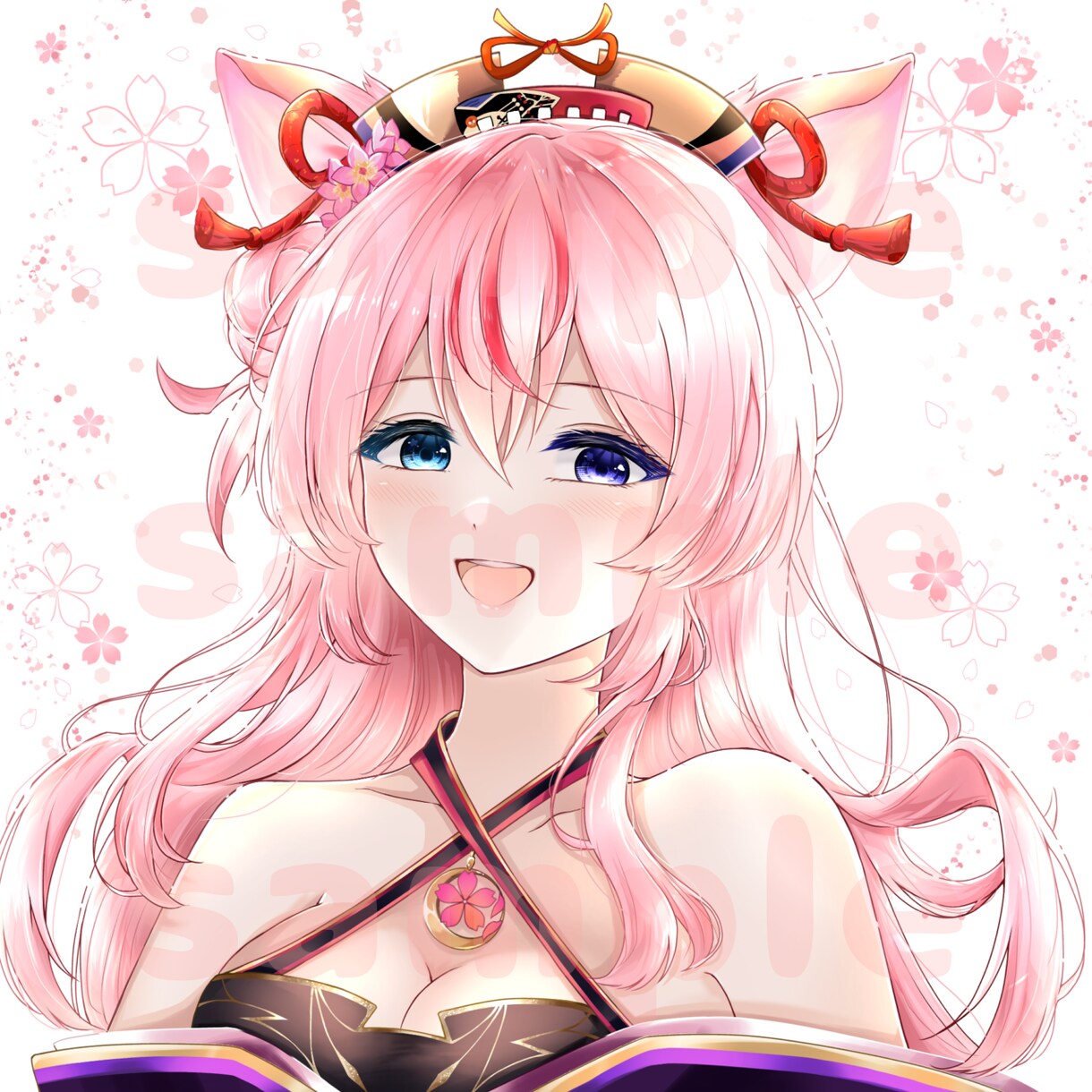 SNSアイコン､イラスト制作承ります 透明感のある、可愛いイラストをお描きします イメージ3