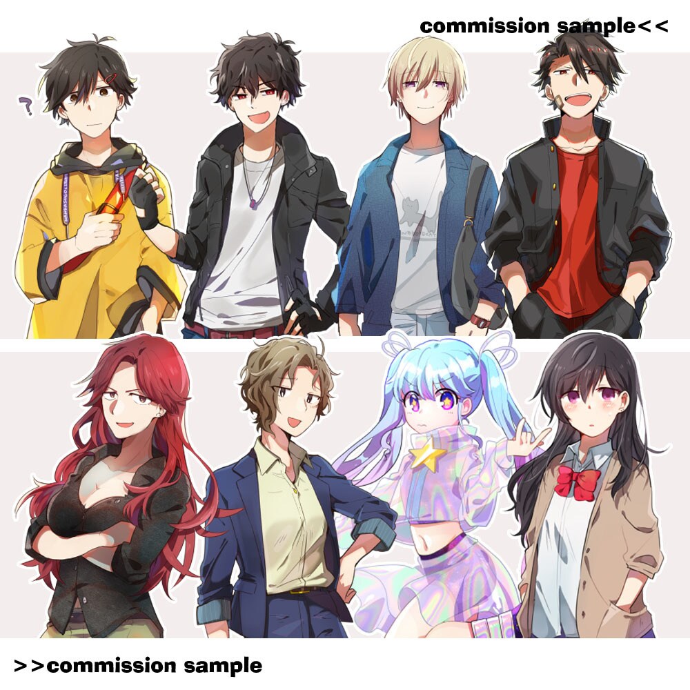 表情豊かなキャラクター立ち絵制作します 好きな用途で使える貴方だけのオリジナルキャラクター描きます！ イメージ4