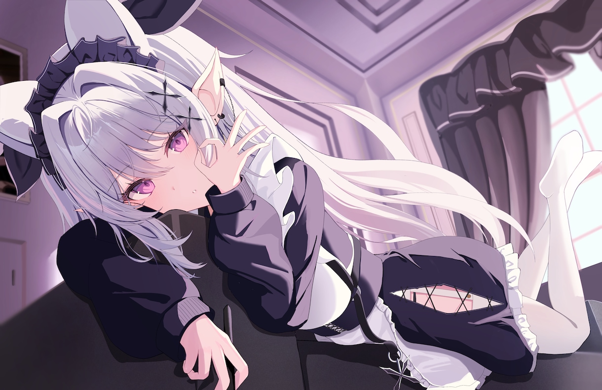 女の子のイラストお描きします 一枚絵・立ち絵・グッズ絵・その他幅広くご相談ください！ イメージ1