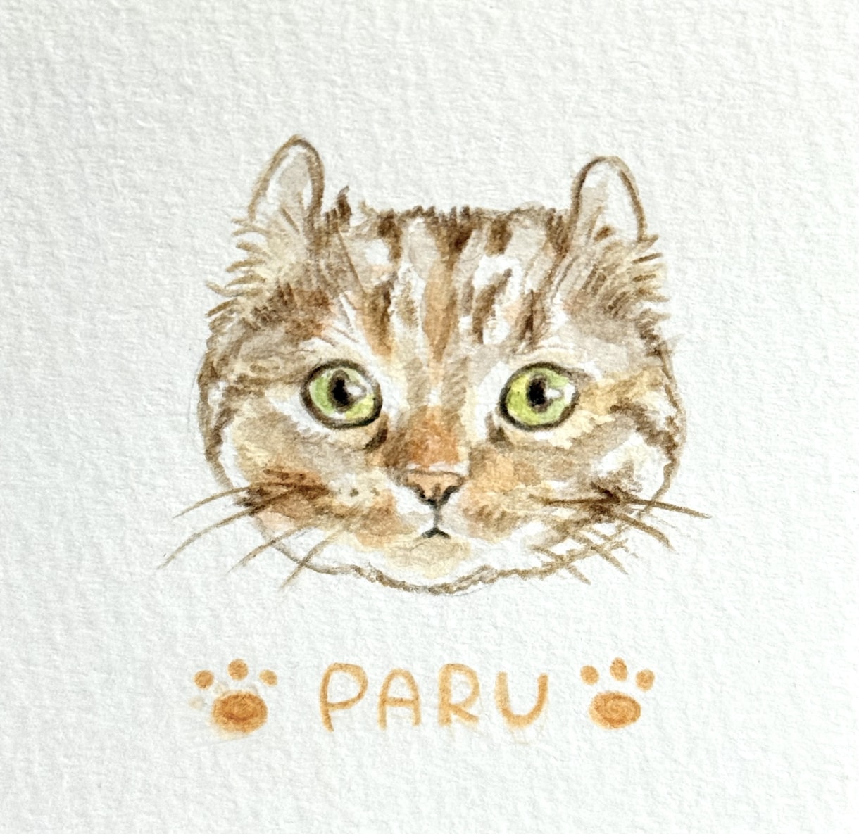 可愛いミニサイズのペット似顔絵お描きします 記念日やプレゼントとして人気【額縁・名入れ付き】送料込み イメージ7