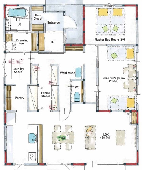 間取りのセカンドオピニオン！後悔を減らします 住宅専門の1級建築士による、後悔しないための間取りチェック☆ イメージ2