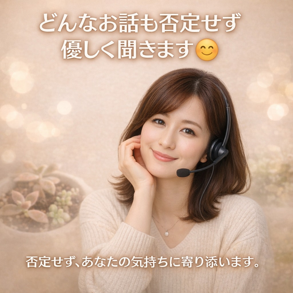 誰かに話を聞いて欲しい。私がいつでも聞きます 1分からオッケーです♪気軽にお電話ください♪ イメージ1