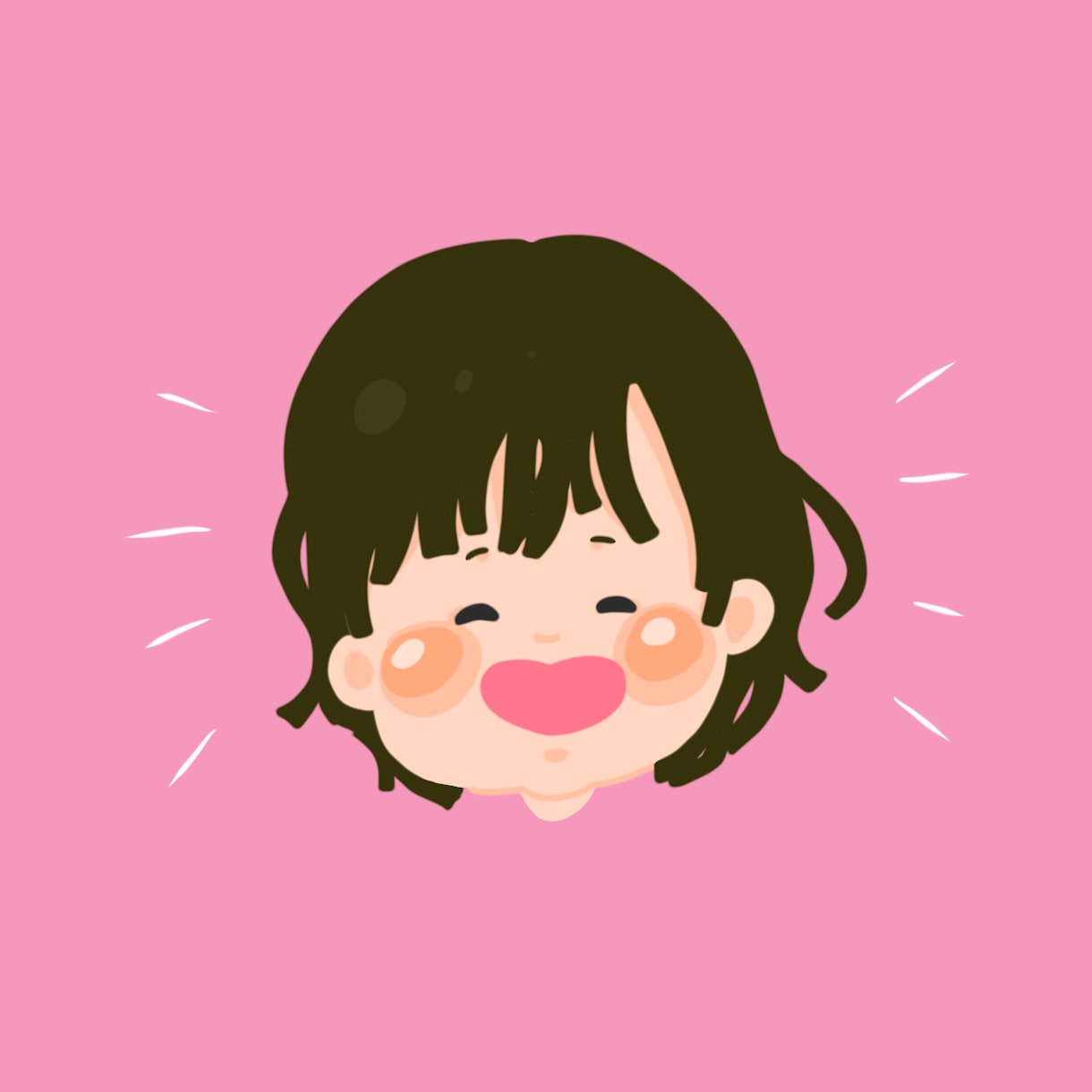 シンプルでゆるい似顔絵アイコン作成します 大人も子供も◎プレゼントや寄書き、SNSや名刺・ブログ等に◎ イメージ2