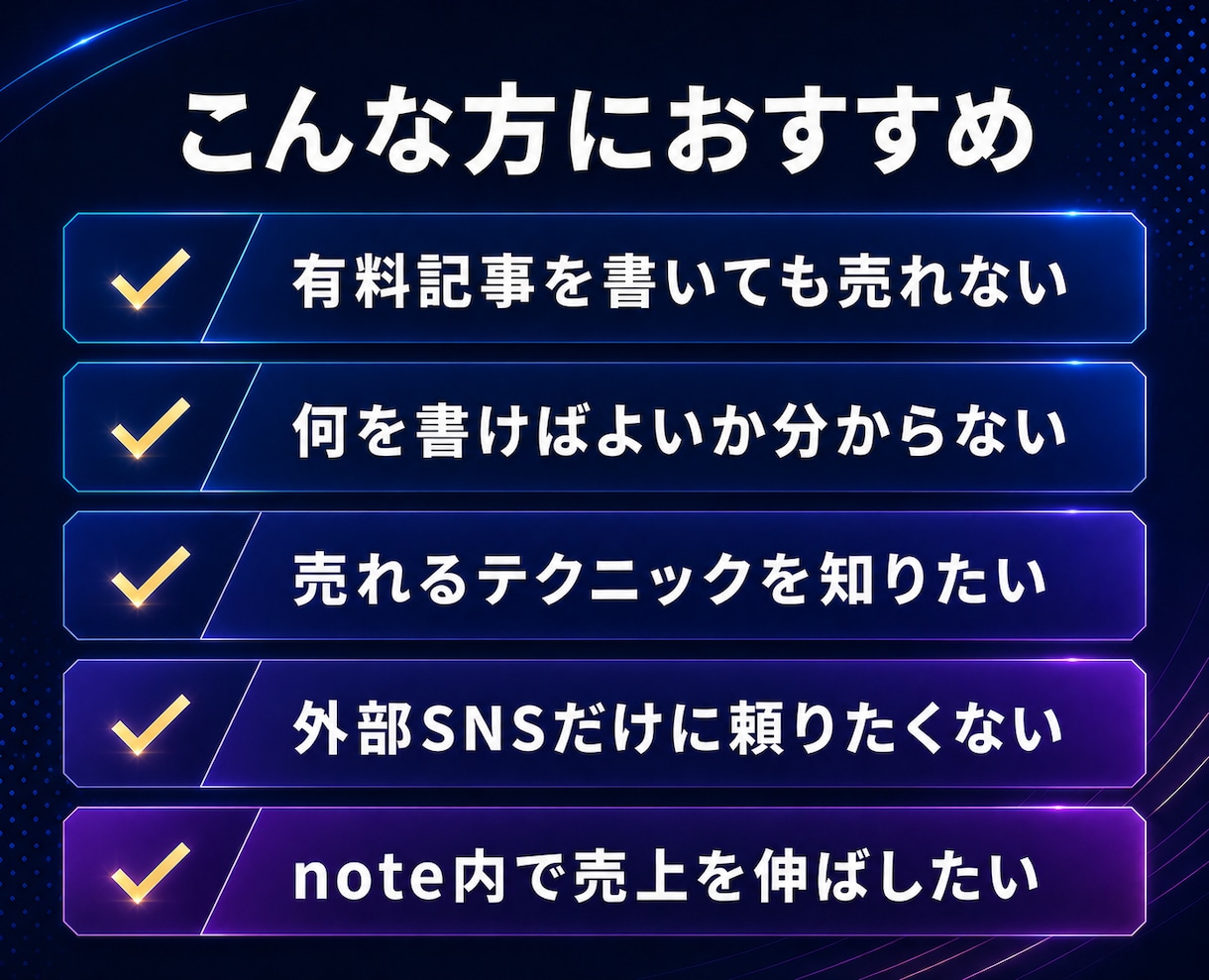 noteの有料記事の作り方と売り方を教えます 売れる有料記事には理由がある！note収益化の必須テクニック イメージ3