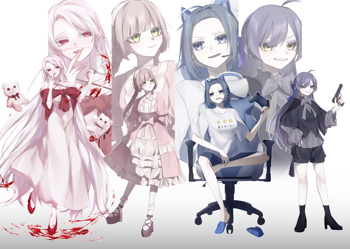 TRPGなどの立ち絵イラスト描きます 最短3日〜5日で納品できます！！ イメージ4