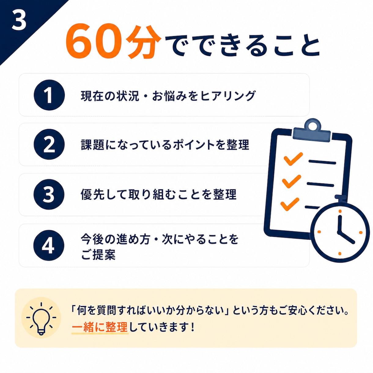 Amazon販売・運用のお悩みを60分で整理します 現役セラーが状況を整理し「次にやること」を一緒に考えます イメージ3