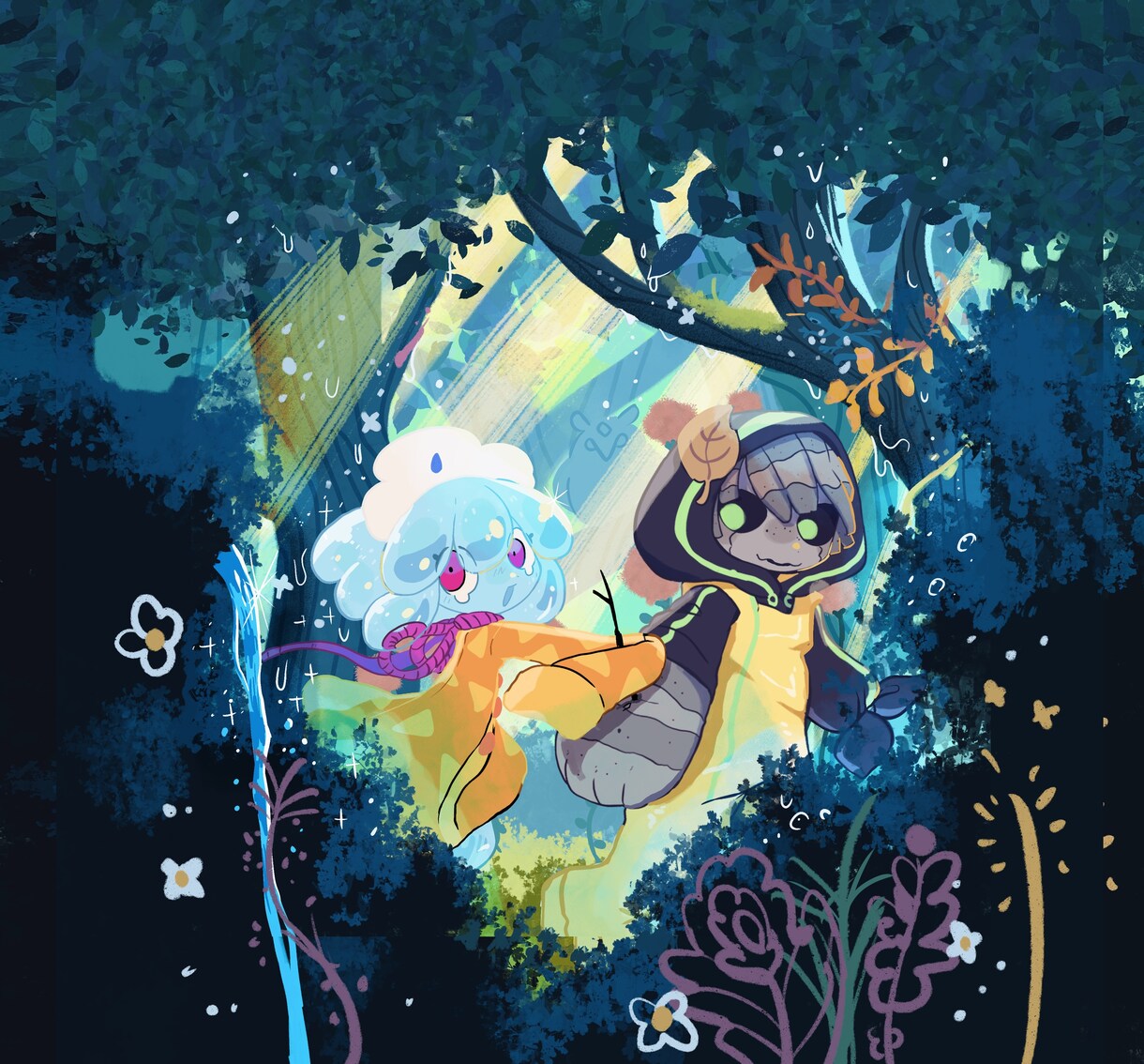 商用可能/企業でも使えるポップなイラスト描きます 動物や人外キャラクター、軽いゴア表現なども対応 イメージ1