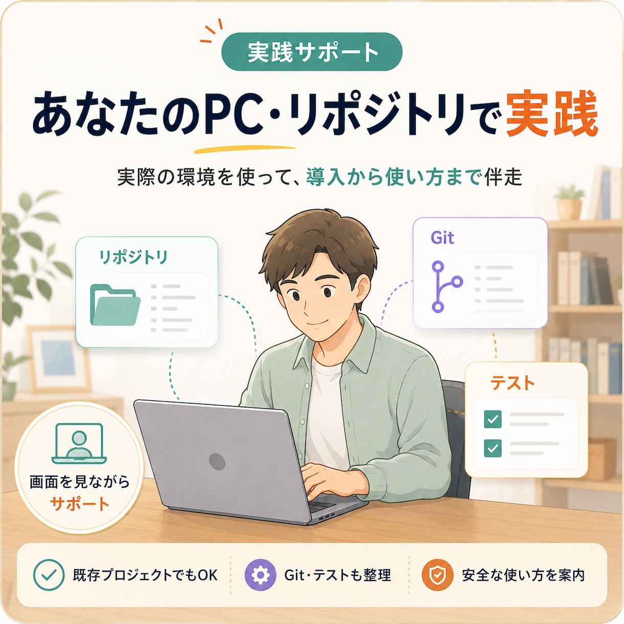Claude Code等の導入を支援します AI開発を始めたい人の環境構築を伴走します！ イメージ3