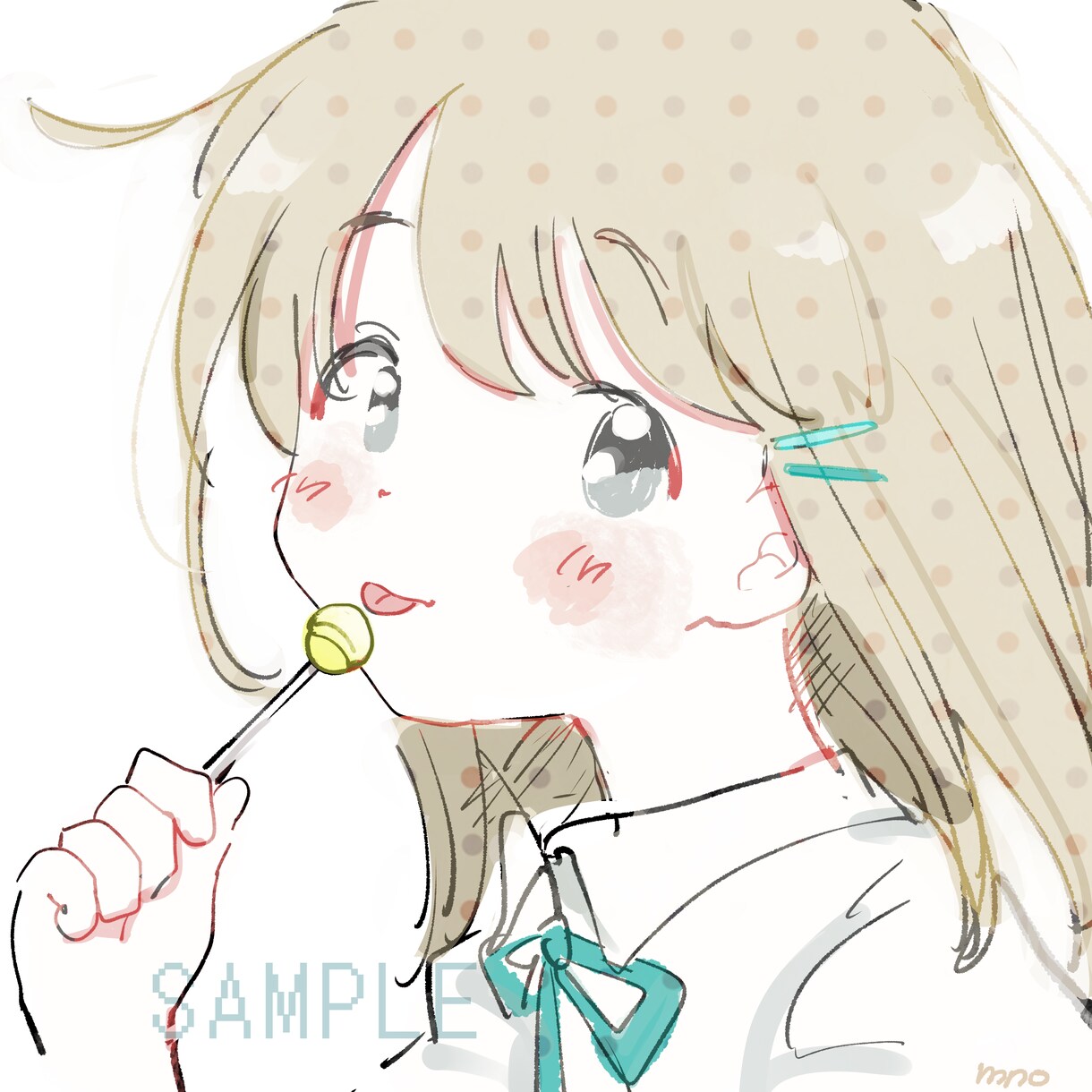 アイコン描きます ゆるふわかわいい系アイコン描きます イメージ1