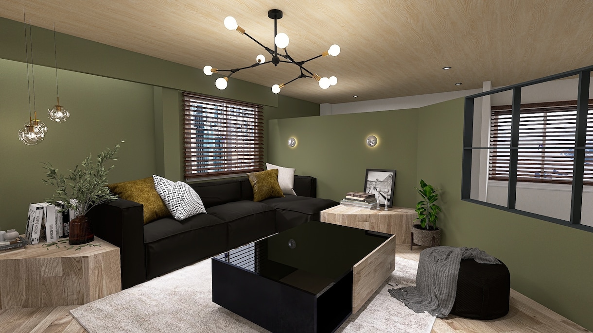 モニター価格！高画質おしゃれな内観パース作成します 施主様業者様OK！戸建・マンションのイメージパースの作成 イメージ1