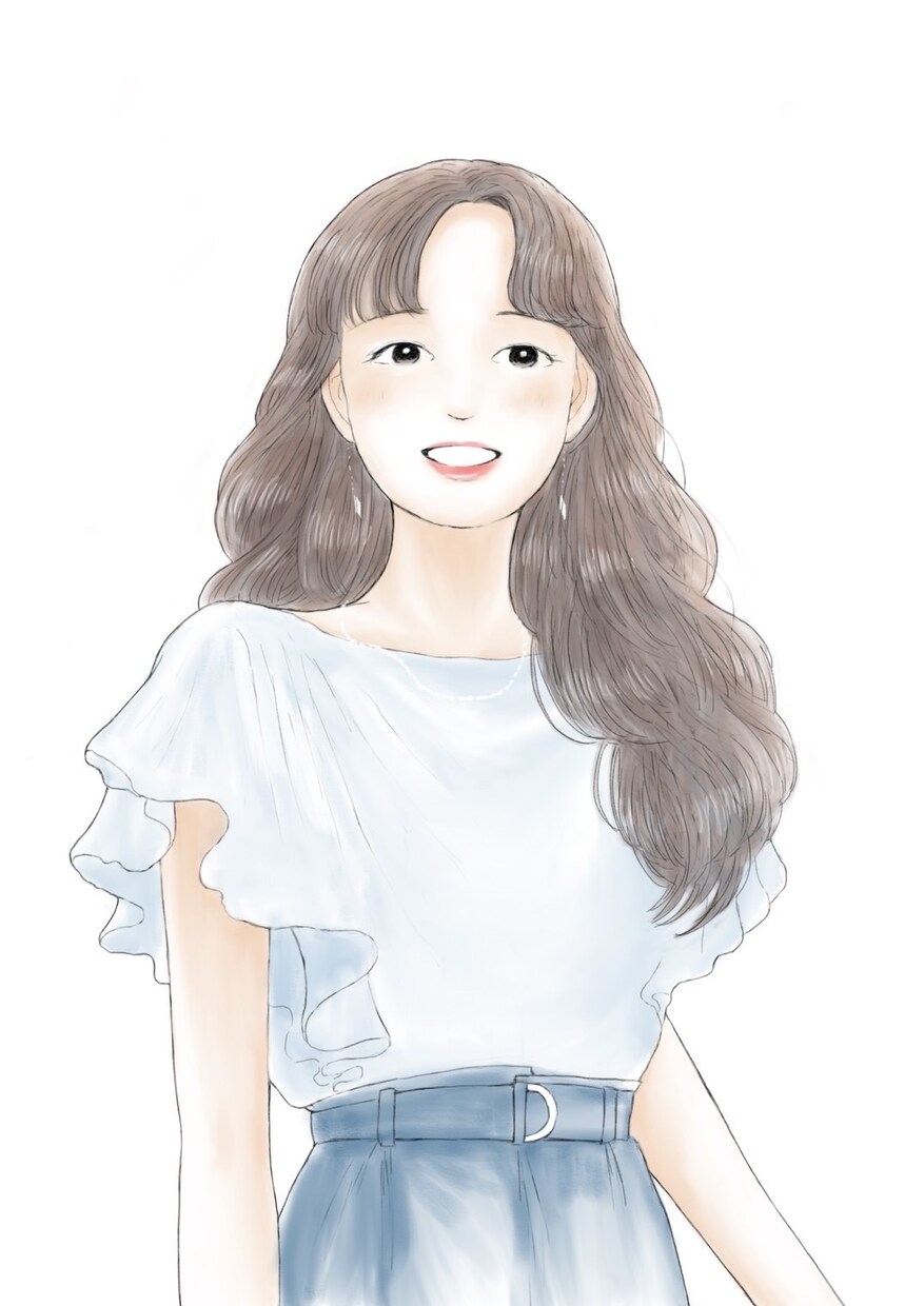 優しいタッチの似顔絵イラスト描きます snsアイコン、プロフィール、プレゼントにどうぞ♡ イメージ8
