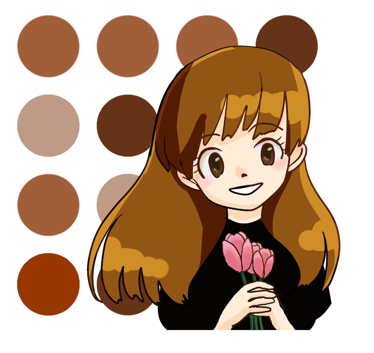 SNS利用などに！似顔絵アイコン描きます レトロかわいい♡アイコンで自分らしさを出したい！あなたへ イメージ2