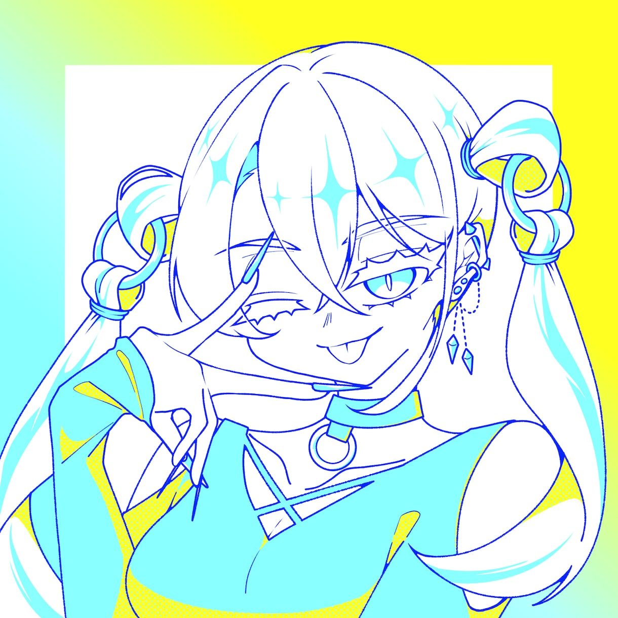 11/30まで期間限定価格でイラスト描きます シンプル可愛い！線画アイコンはいかがでしょうか？ イメージ2