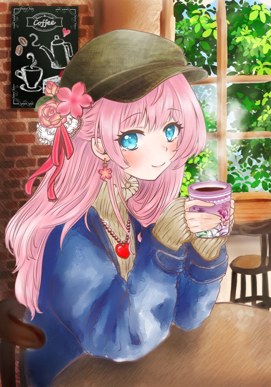 VLiverやオリジナルの可愛い女の子を描きます イラスト、ちびキャラ、アイコン利用可能、VLiverが描く！ イメージ3