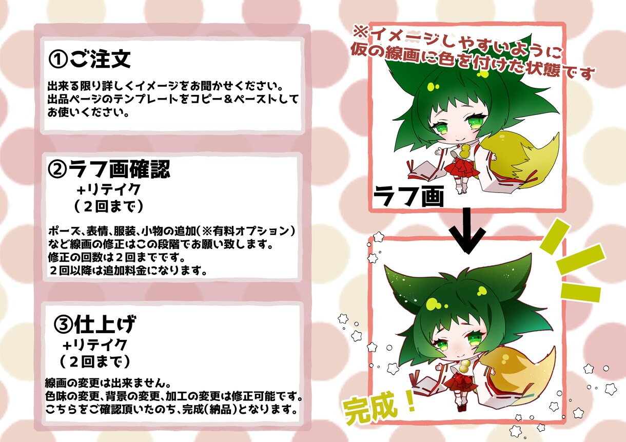 可愛い！使える！愛されデフォルメキャラ描きます みんなの視線をひとりじめ！愛されデフォルメキャラ！ イメージ4