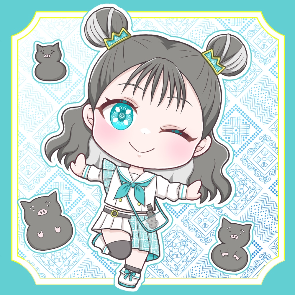ミニキャライラスト描きます 【商用利用込】衣装など丁寧に書き込みます！ イメージ3