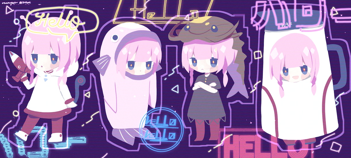 イラスト制作承ります 背景つきや全身絵も！多用途に対応いたします。 イメージ9