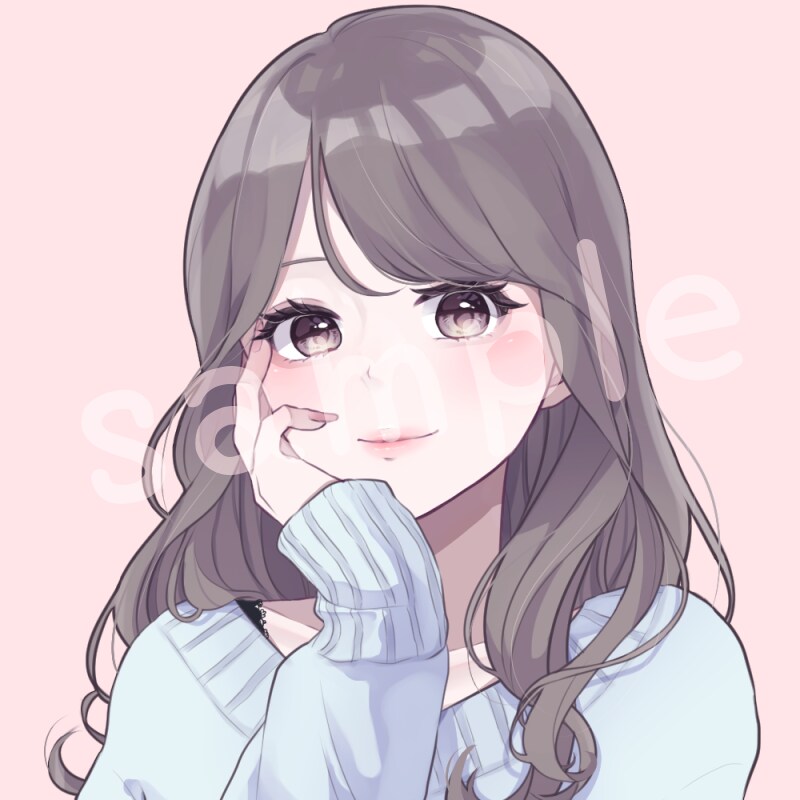 SNS用アイコン描きます あなたのためにかわいいアイコン描きます！ イメージ3