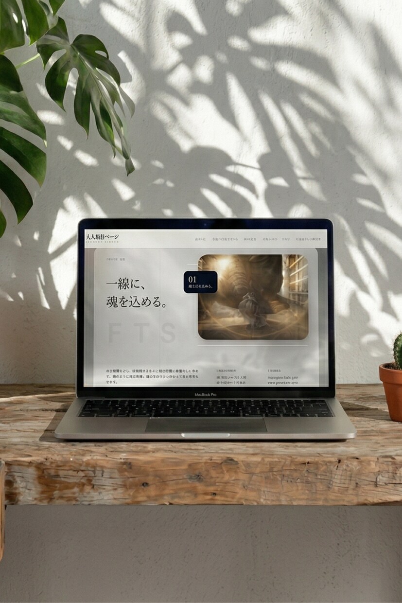 情緒的な写真と心地よい操作感でサイトを構築します フォトグラファーが描く、ブランドの体温が伝わるWeb制作 イメージ3