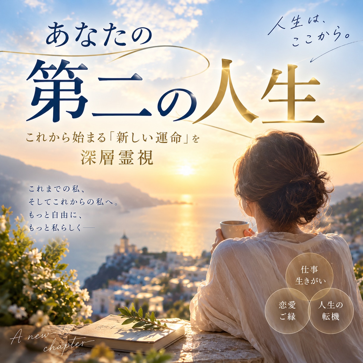 第二の人生であなたが本当に輝ける道を霊視します 人生はここから。これから訪れる転機と幸せを読み解きます イメージ1