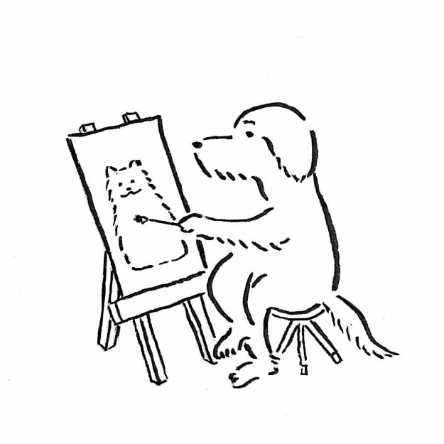わんちゃんのゆるいアナログイラストを描きます 是非お気軽にご依頼くださいませ！ イメージ2