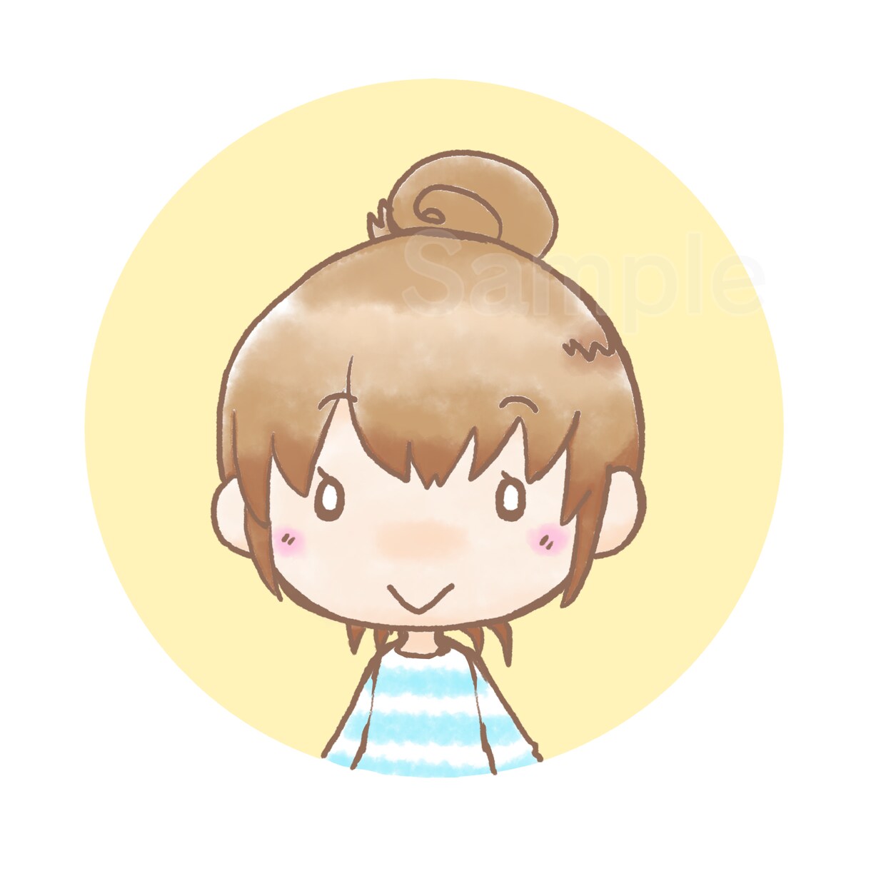 ゆるふわイラストのアイコンお描きします ブログやSNSのアイコンにどうぞ！ イメージ5
