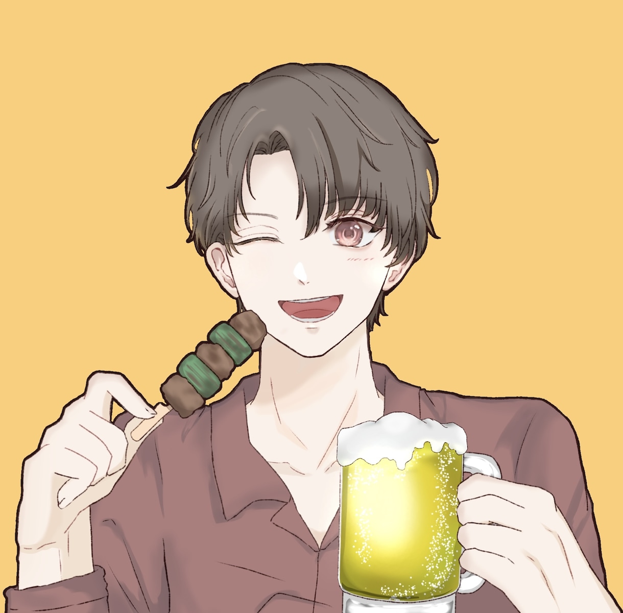 可愛い、女の子男の子のイラスト描きます アイコンイラストを描かせて頂きます！ イメージ2