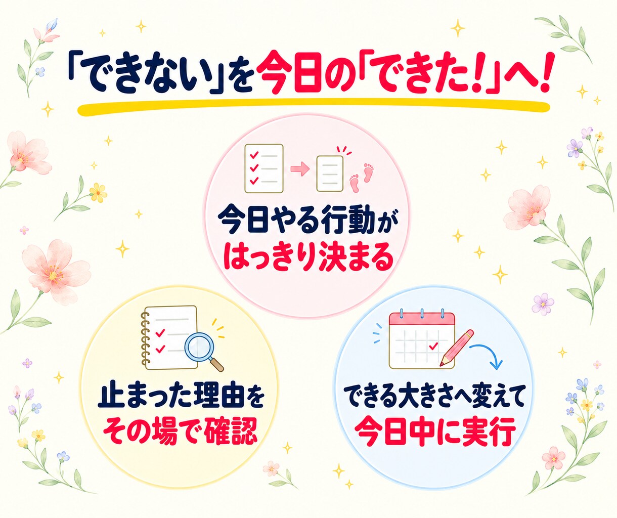 起業初心者の集客行動を性格に合わせ習慣化します 起業準備・発信・集客が続かないを「報・連・相」で30日伴走♪ イメージ7