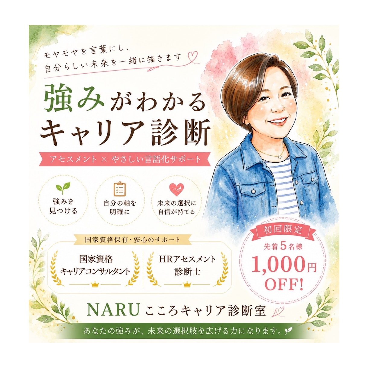 モヤモヤを言葉にしてご自身を知っていただきます HRパーソナル診断で個性や強みを知って今後に活かしたい方へ イメージ1