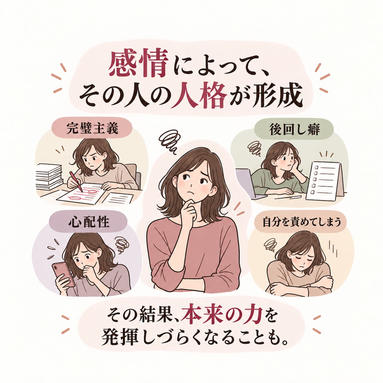 本気で自分を変えたい方の感情解放をお手伝いします 「何度も同じことで悩んでしまう…」その根っこを一緒に探します イメージ4