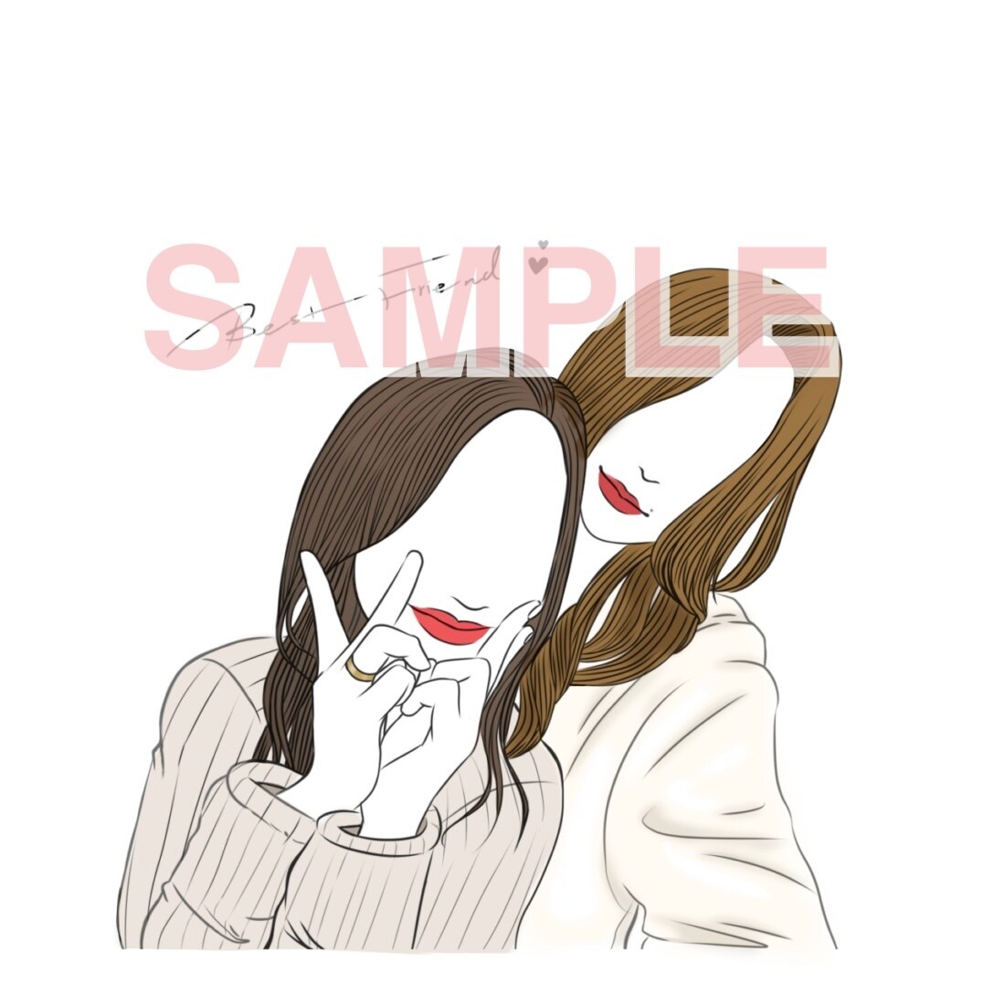 シンプルで可愛い♡おしゃれな韓国風イラストかきます ◎流行りの韓国風線画でみんな目が引く様なアイコンに♡ イメージ6