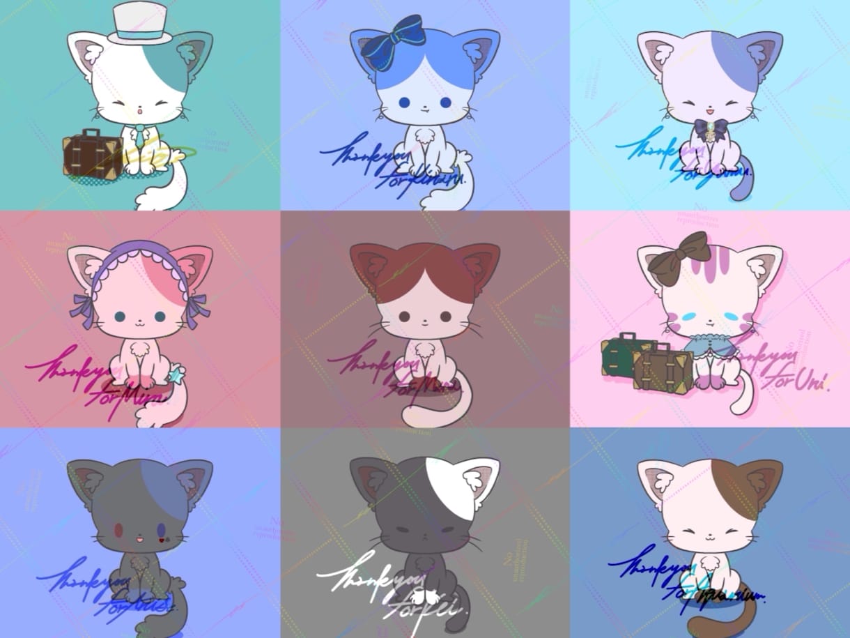 ゆるくて可愛い猫イラストかきます 猫の日にちなんで猫のアイコンにしませんか？ イメージ6