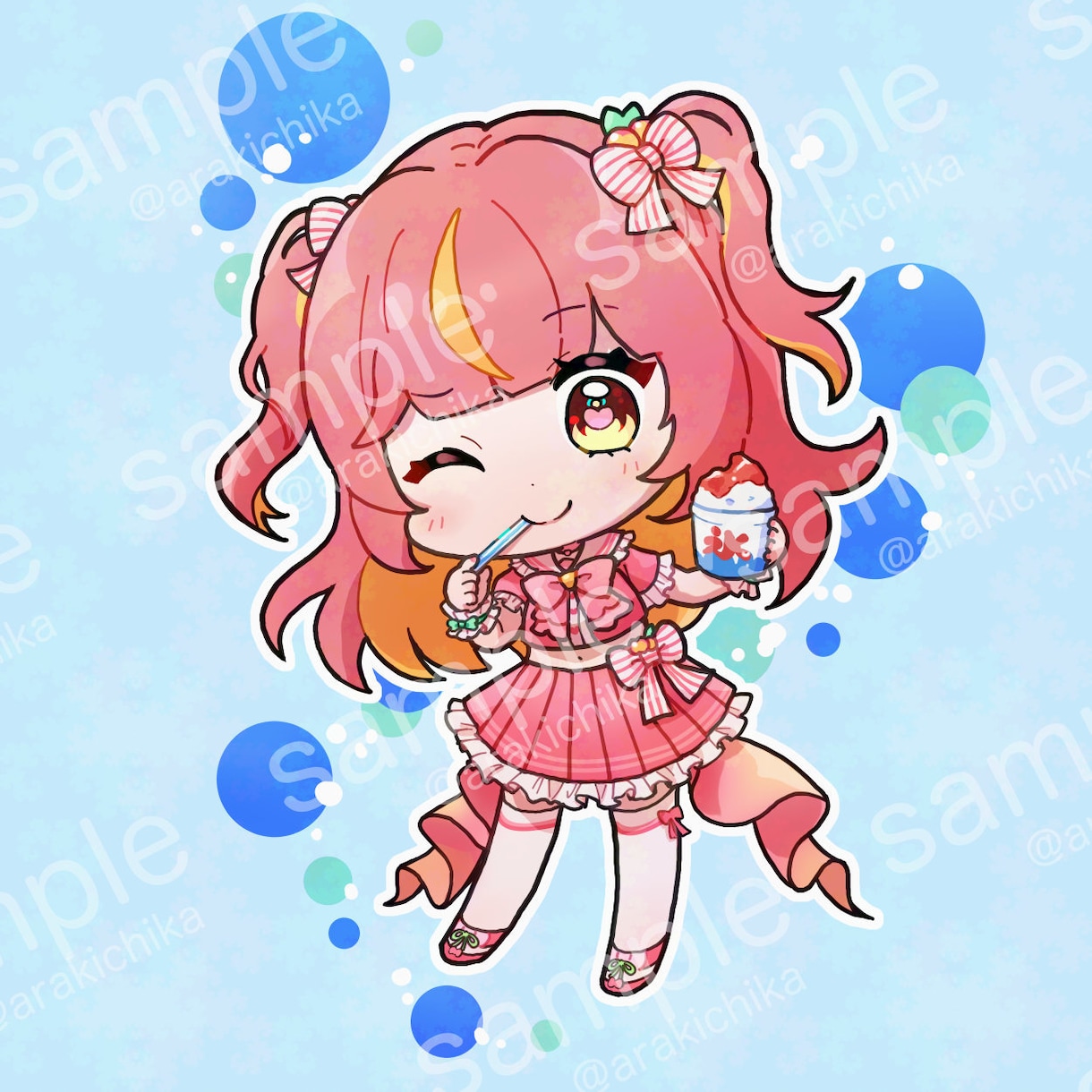 商用OK!SDキャライラストを作成します グッズやアイコンにオススメ！可愛いSDキャラを提供します。 イメージ3