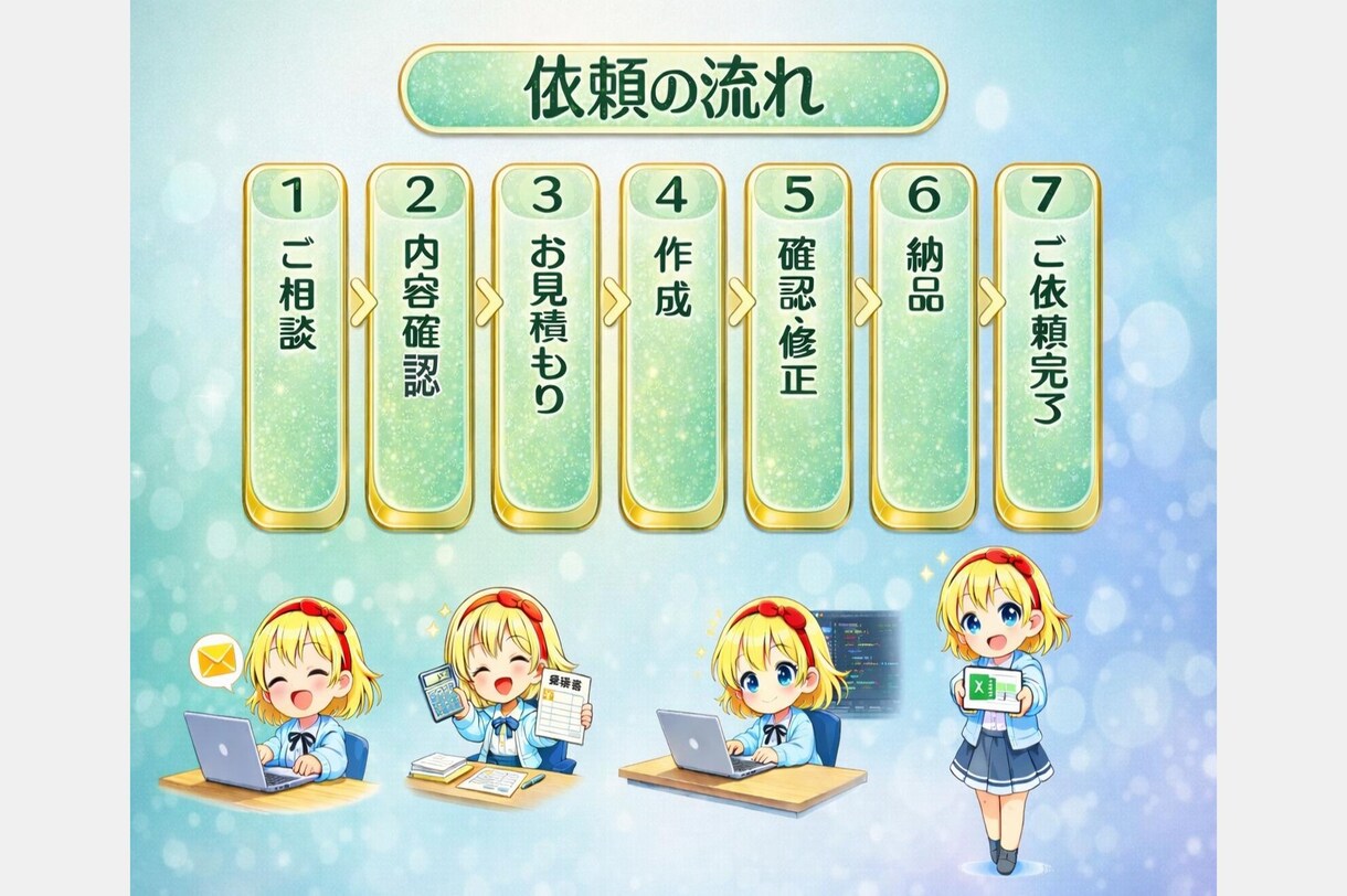 Excel業務を自動化し作業時間を大幅削減します 現場で使える実用的なツールを丁寧に作成します イメージ4